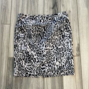 Leopard Print Women's Skirt